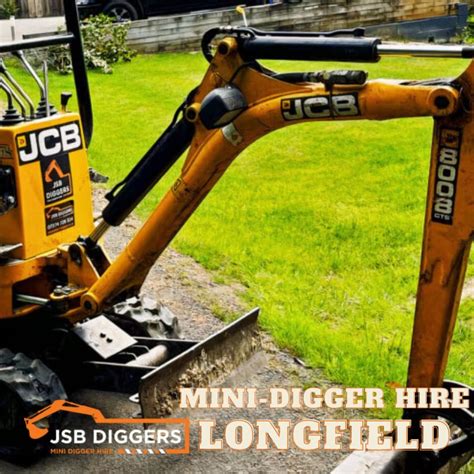 mini digger hire longfield|mini digger hire with operator.